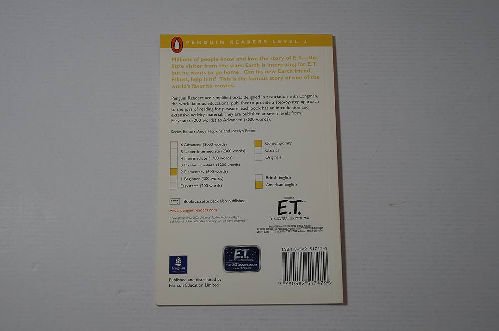 Amazon | *E.T. THE EXTRA-TERRESTRIAL PGRN2 (Penguin Readers